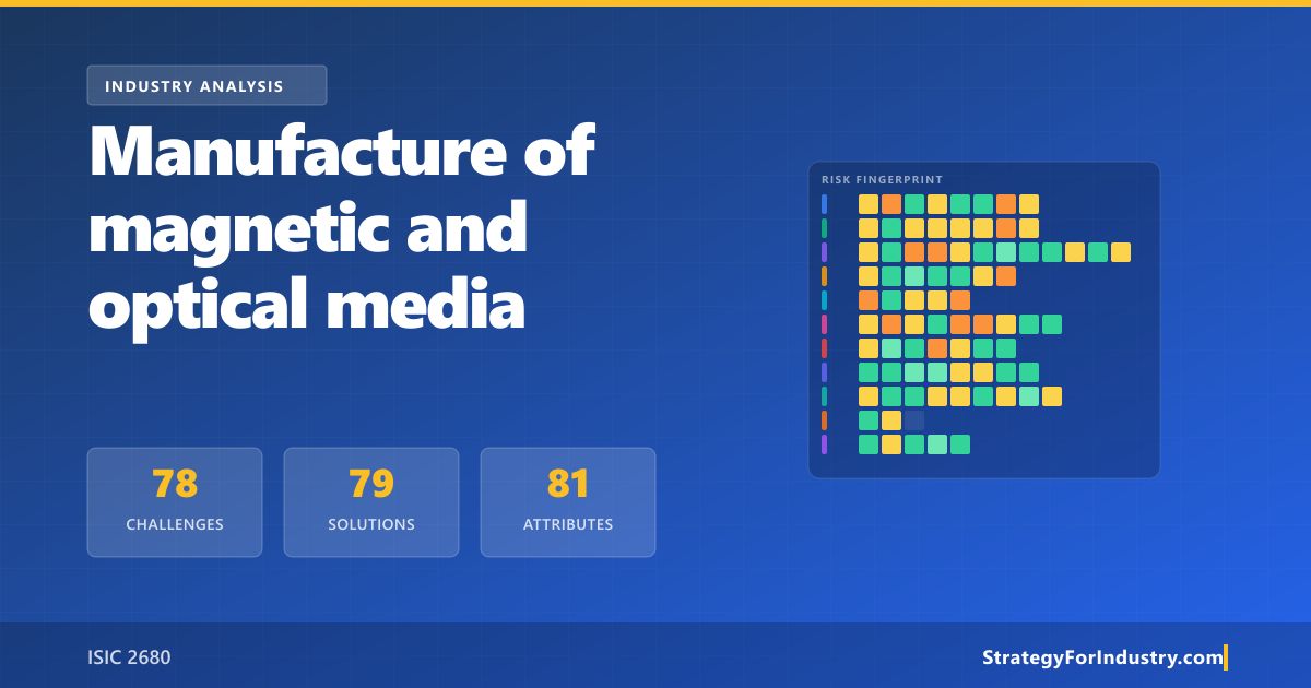 Magnetic Optical Media: Industry Analysis,... | Strategy for Industry
