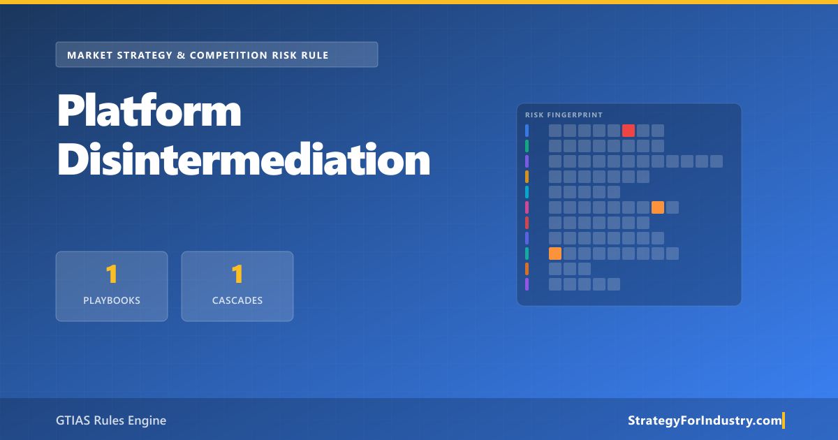 Platform Disintermediation — GTIAS Risk Rule